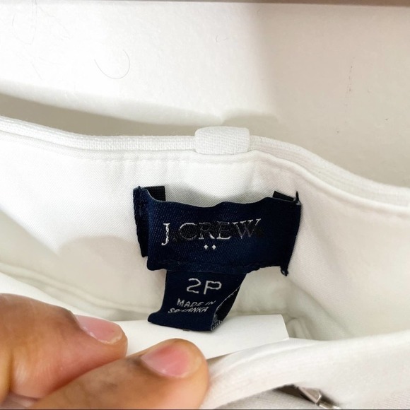 J. Crew Linen-cotton Holland pant in white 2P - Picture 5 of 7